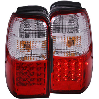 ANZO LED Taillights Red/Clear for 2001-2002 Toyota 4 Runner