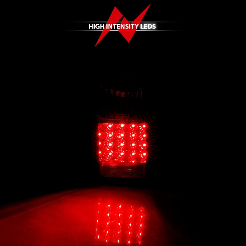 ANZO LED Taillights Red/Clear for 2001-2002 Toyota 4 Runner