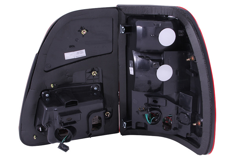 ANZO LED Taillights Red/Clear G2 for 1998-2005 Toyota Land Cruiser Fj