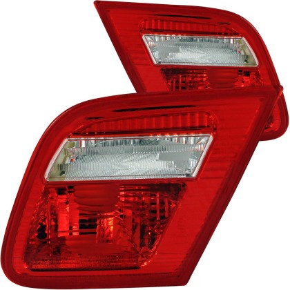 ANZO Taillights Red/Clear - Inner for 2000-2003 BMW 3 Series E46