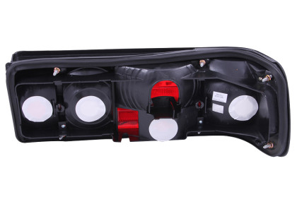 ANZO Taillights Red/Clear for 1986-1991 Mercedes Benz S Class W126