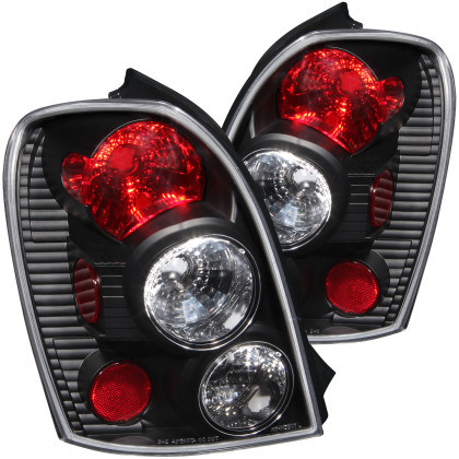 ANZO Taillights Black for 2002-2003 Mazda Protege 5
