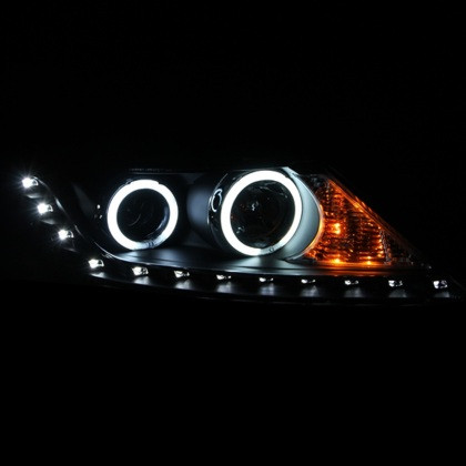 ANZO Projector Headlights w/ Halo Chrome (CCFL) for 2011-2013 Kia Sorento