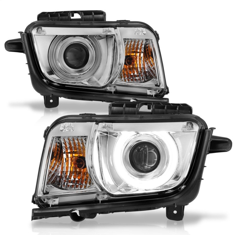 ANZO Projector Headlights w/ Halo Chrome (CCFL) for 2010-2013 Chevrolet Camaro