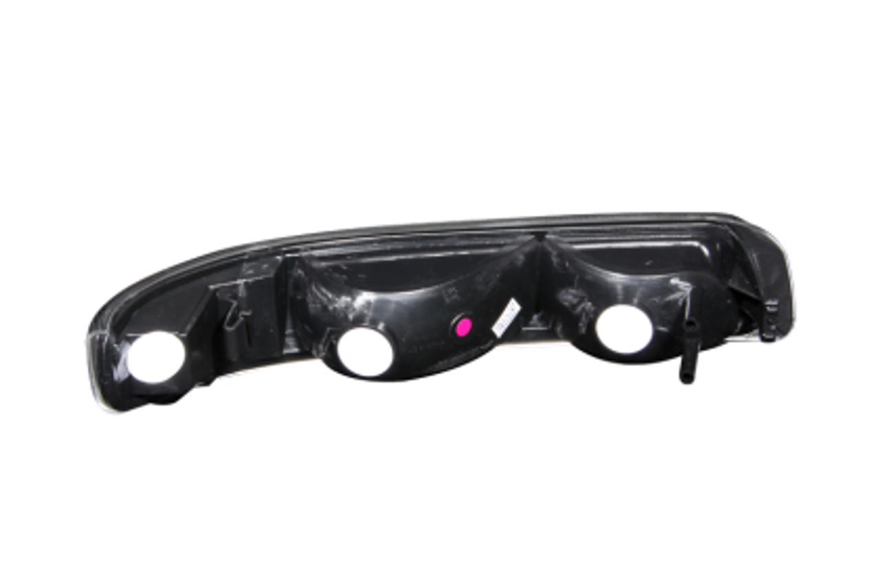 ANZO Euro Parking Lights Black w/ Amber Reflector for 99-02 Silverado 1500