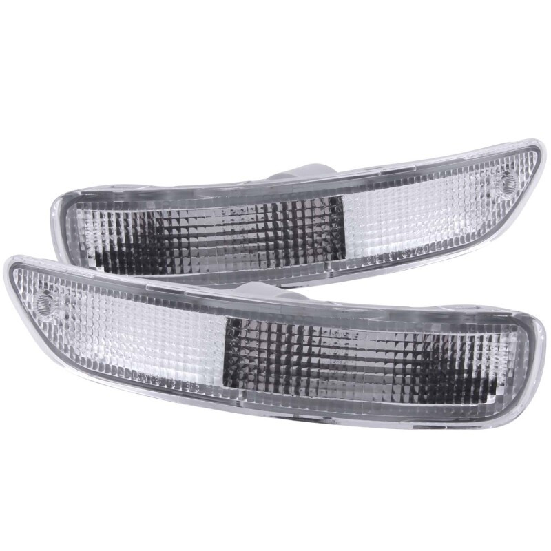 ANZO Euro Parking Lights Chrome for 1993-1997 Toyota Corolla