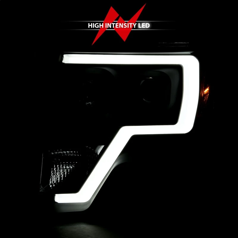 ANZO Projector Light Bar H.L Black Amber for 2009-2014 Ford F-150