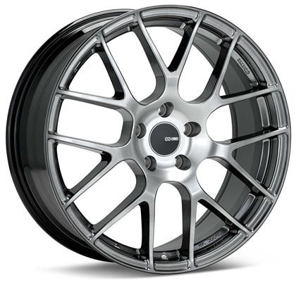 Enkei Raijin 19x8.5 38mm Offset 5x120 Bolt Pattern 72.6 Hub Bore Hyper Silver Wheel