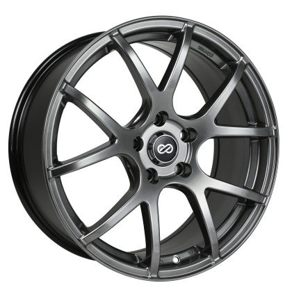 Enkei M52 18x8 40mm Offset 5x110 Bolt Pattern 72.6mm Bore Hyper Black Wheel