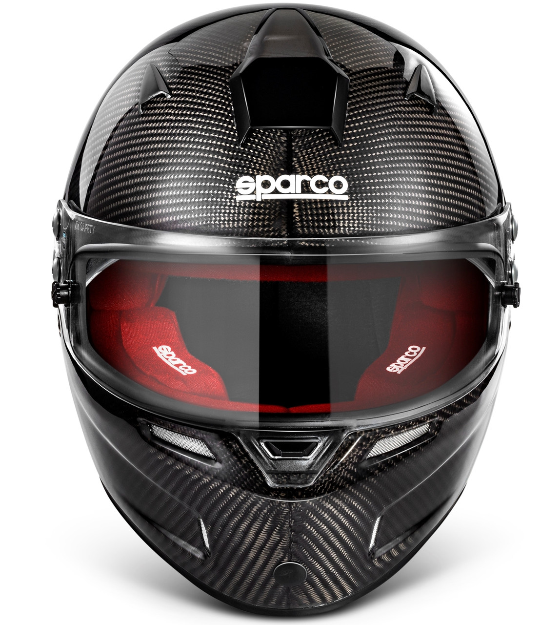 Sparco SKY RF-7W Carbon Fiber Large Red Interior Helmet
