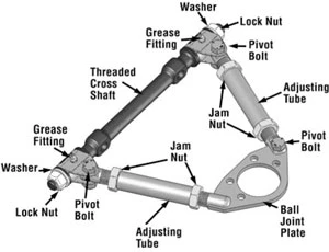 SPC Metric Pro Series Front Adjustable Upper Control Arm (Race) for GM Mid Size