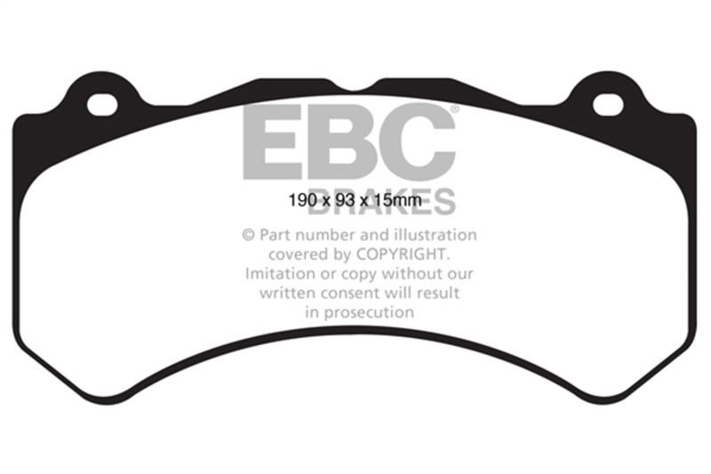 EBC Racing SR-21 Sintered Front Brake Pads for 16-19 Cadillac ATS-V 3.6TT