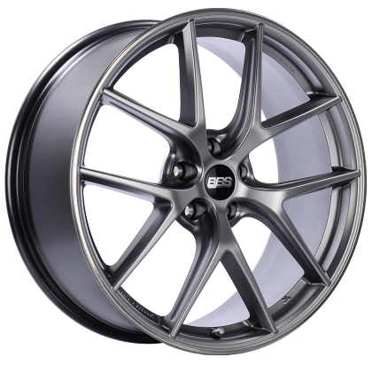 BBS CI-R 19x9.5 5x120 ET25 Platinum Silver Polished Rim Protector Wheel