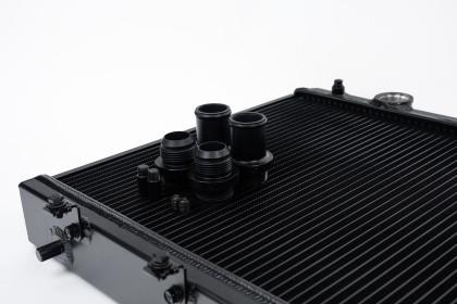 CSF V3 Radiator - Black Finish for 92-00 Honda Civic w/K-Swap