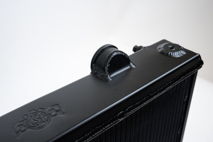 CSF V3 Radiator - Black Finish for 92-00 Honda Civic w/K-Swap