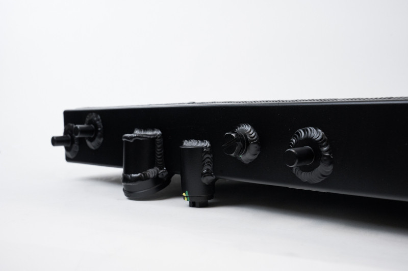 CSF V3 Radiator - Black Finish for 92-00 Honda Civic w/K-Swap