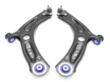 SuperPro Front Lower Control Arm Set w/ Bushings for 2015 Audi A3 Quattro