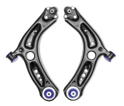 SuperPro Front Lower Control Arm Set w/ Bushings for 2015 Audi A3 Quattro