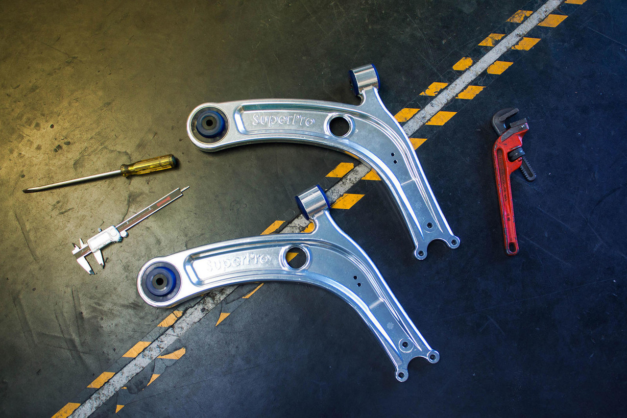 SuperPro Front Lower Forged Alloy Control Arm Kit for 2015 Audi A3 Quattro