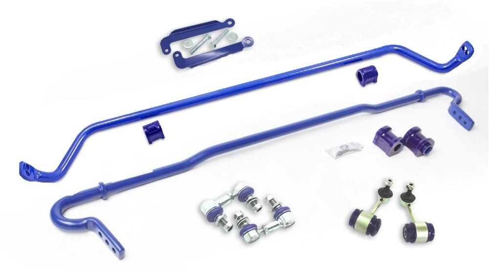 SuperPro Front / Rear 26mm F/24mm R Adjustable Sway Bar Kit for 2015 WRX STI