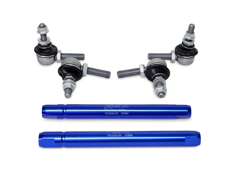 SuperPro Front HD Adjustable End Link Set for 2004 Mazda 3 i