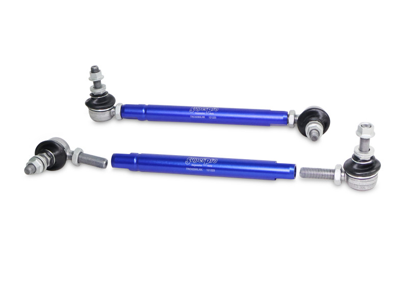 SuperPro Front HD Adjustable End Link Set for 2004 Mazda 3 i