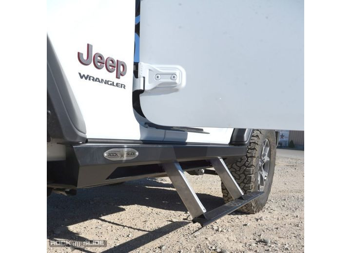 Rock Slide Engineering Step Sliders 3rd Gen for 18-22 Jeep Wrangler JL 2 Door