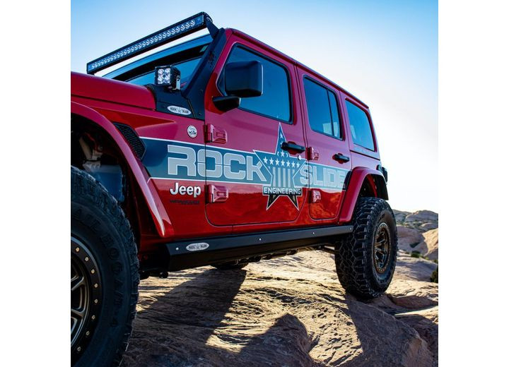 Rock Slide Engineering Step Sliders 3rd Gen for 18-22 Jeep Wrangler JL 4 Door