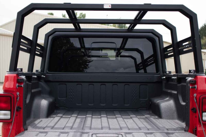 Fishbone Offroad Bed Rack Full Tackle Rack - Black for 20+ Jeep Gladiator