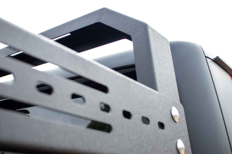 Fishbone Offroad Bed Rack Full Tackle Rack - Black for 20+ Jeep Gladiator