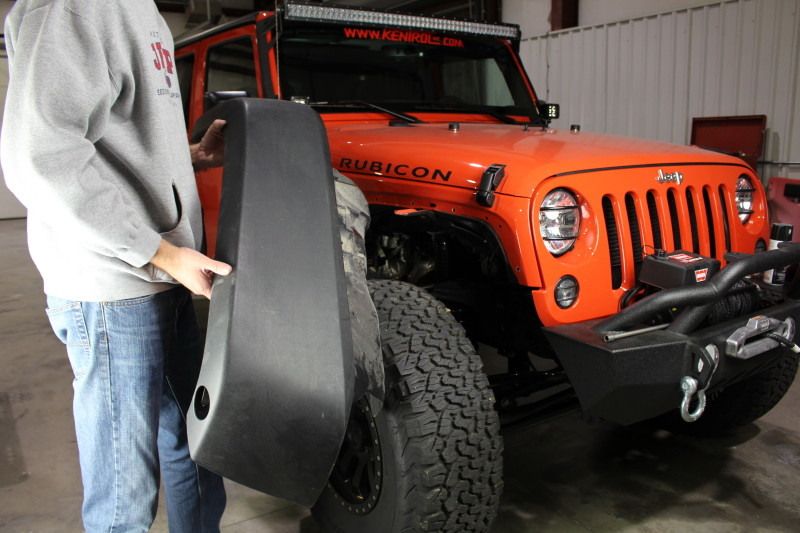Fishbone Offroad Front/Rear Tube Fenders for 07-18 Jeep Wrangler