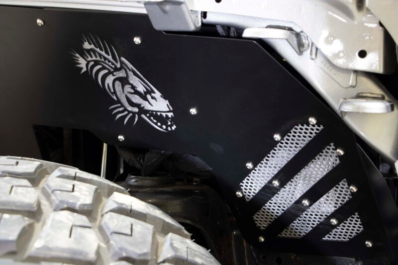 Fishbone Offroad Black Front Inner Fenders for Wrangler JL / Gladiator JT