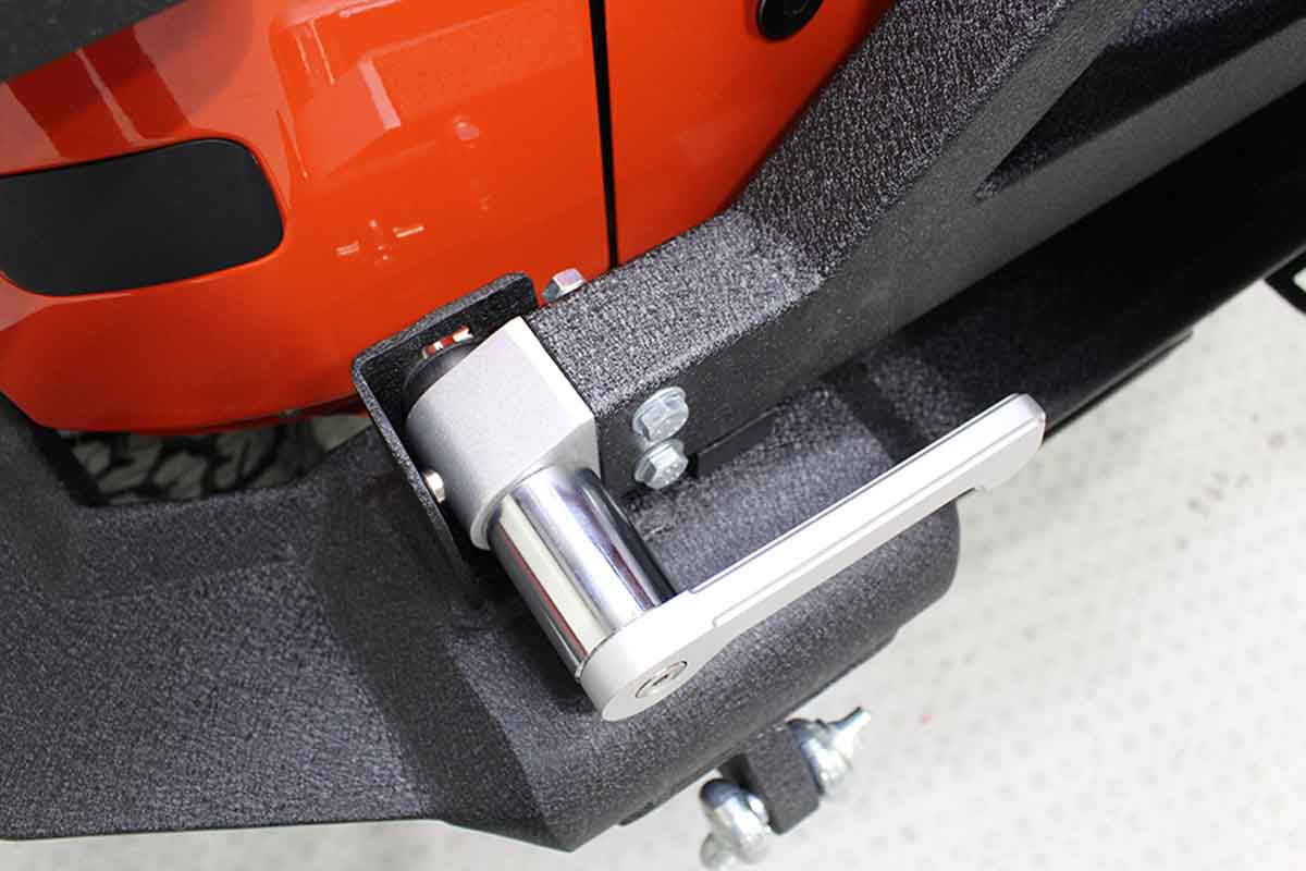 Fishbone Offroad Rear Bumper w Tire Carrier for 07-18 Jeep Wrangler JK