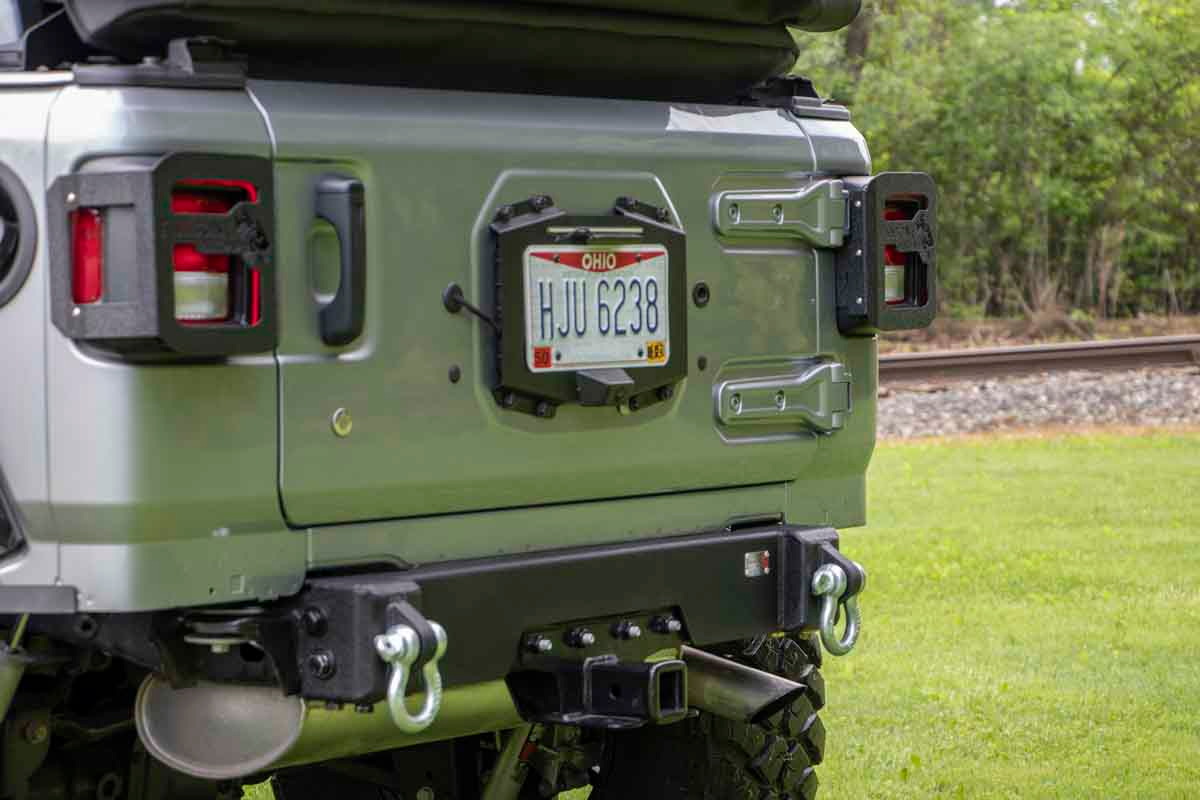 Fishbone Offroad Rear Bumper Delete for for 2018+ Jeep Wrangler JL