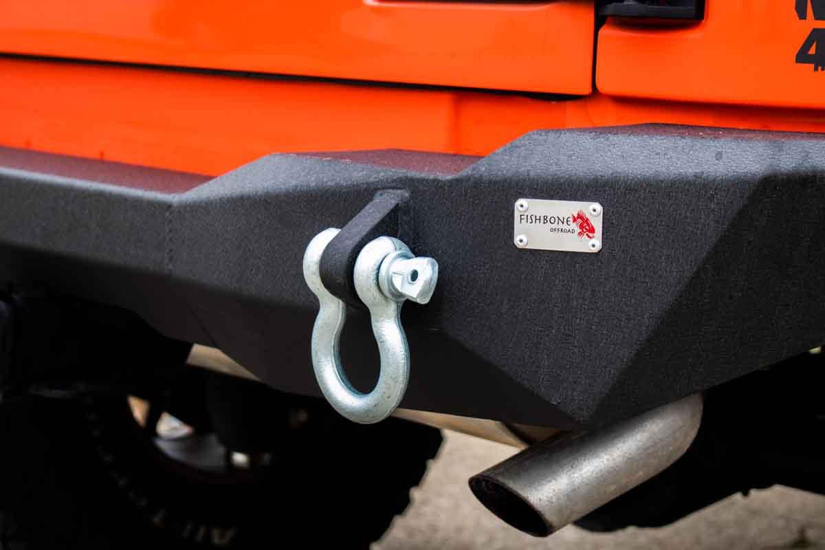 Fishbone Offroad Mako Rear Bumper for 07-18 Jeep Wrangler JK