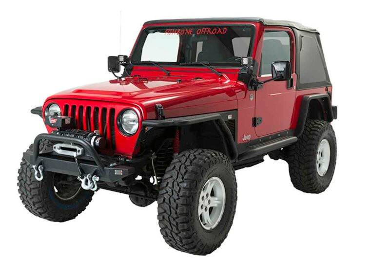 Fishbone Offroad Front Bumper w/Winch Guard for 97-06 Wrangler TJ Rubicon