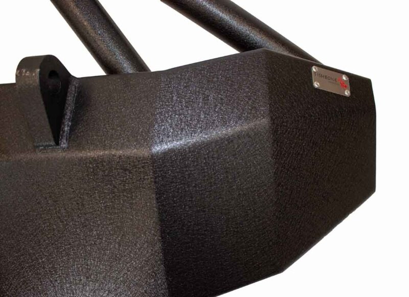 Fishbone Offroad Mid-Width Winch Front Bumper for 2018+ Jeep Wrangler JL