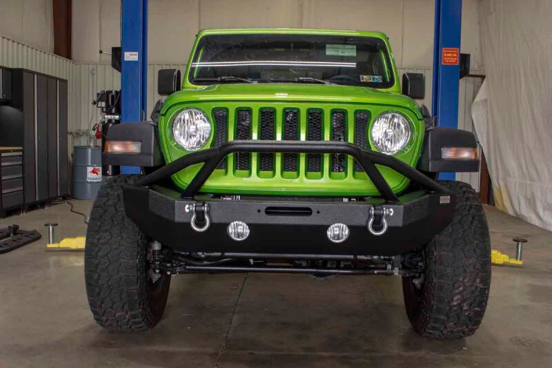 Fishbone Offroad Mid-Width Winch Front Bumper for 2018+ Jeep Wrangler JL