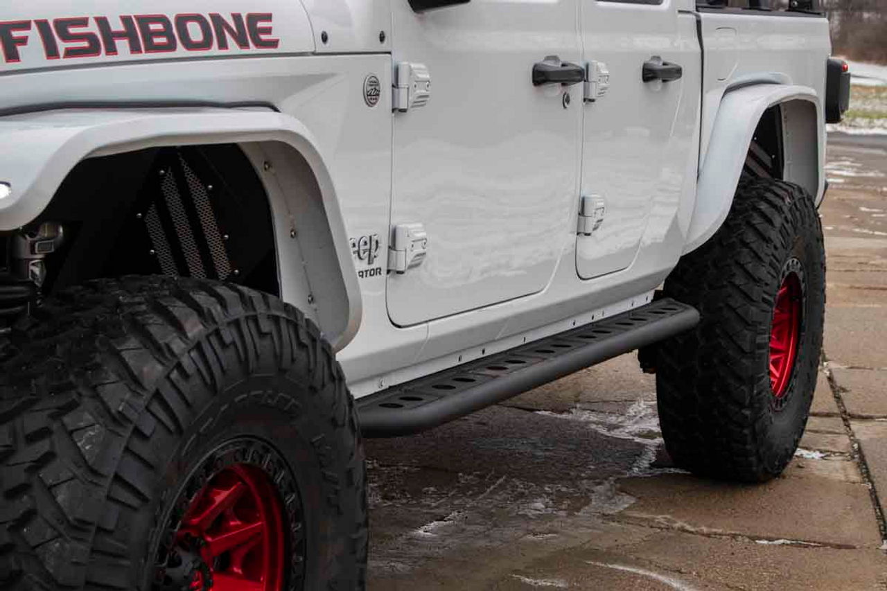 Fishbone Offroad Step Sliders for 2020+ Jeep Gladiator JT