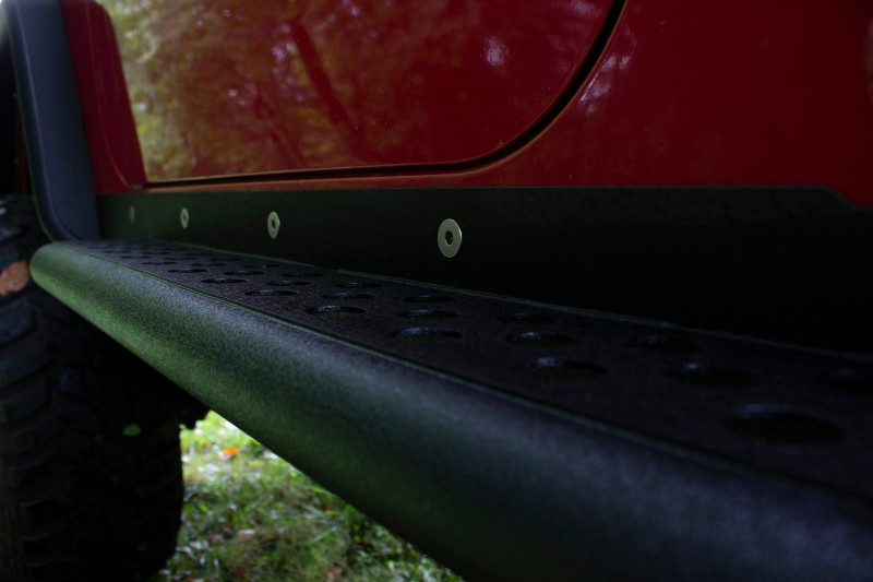 Fishbone Offroad Rock Slider W/Tube Step for Jeep Wrangler LJ