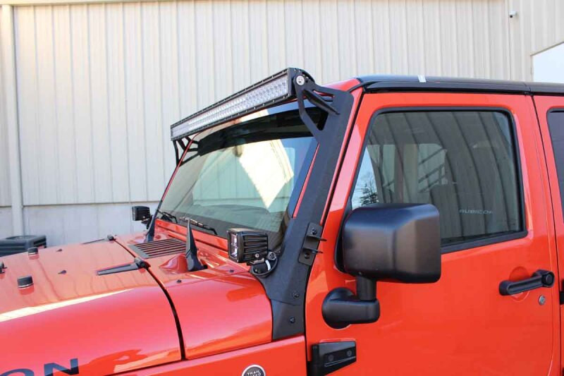 Fishbone Offroad 52" Light Bar Bracket for 07-18 Jeep Wrangler JK