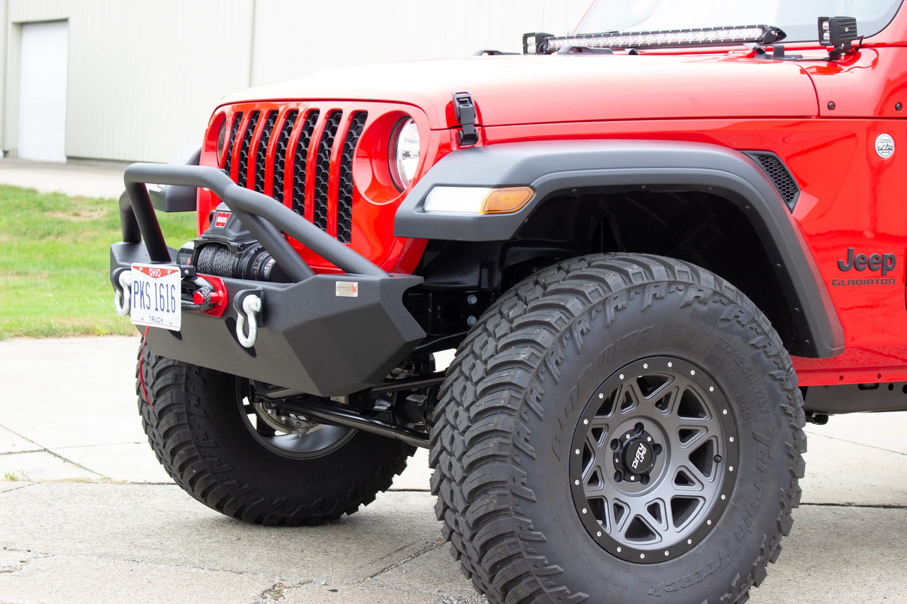Fishbone Offroad Black Hawse Fairlead License Plate Mount for Wrangler JL