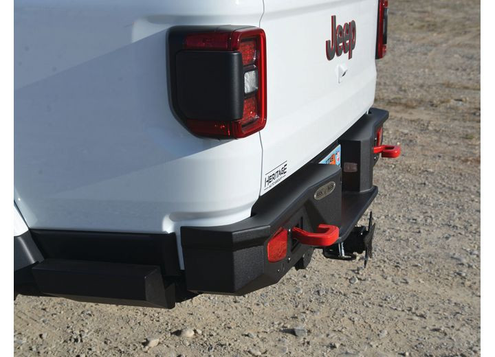 Rock Slide Rigid Rear Bumper / No Tire Carrier for 20-22 Jeep JT Gladiator