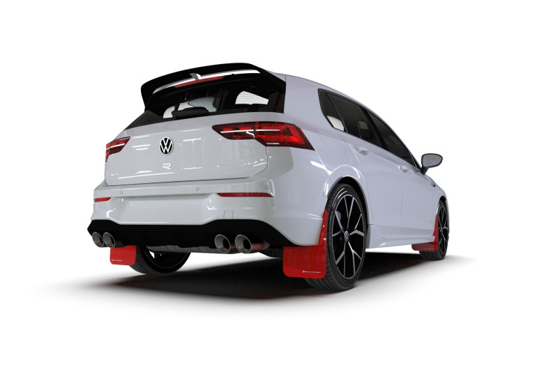 Rally Armor UR Black Mud Flap w/ Gray Logo for MK8 Volkswagen Golf GTI/R