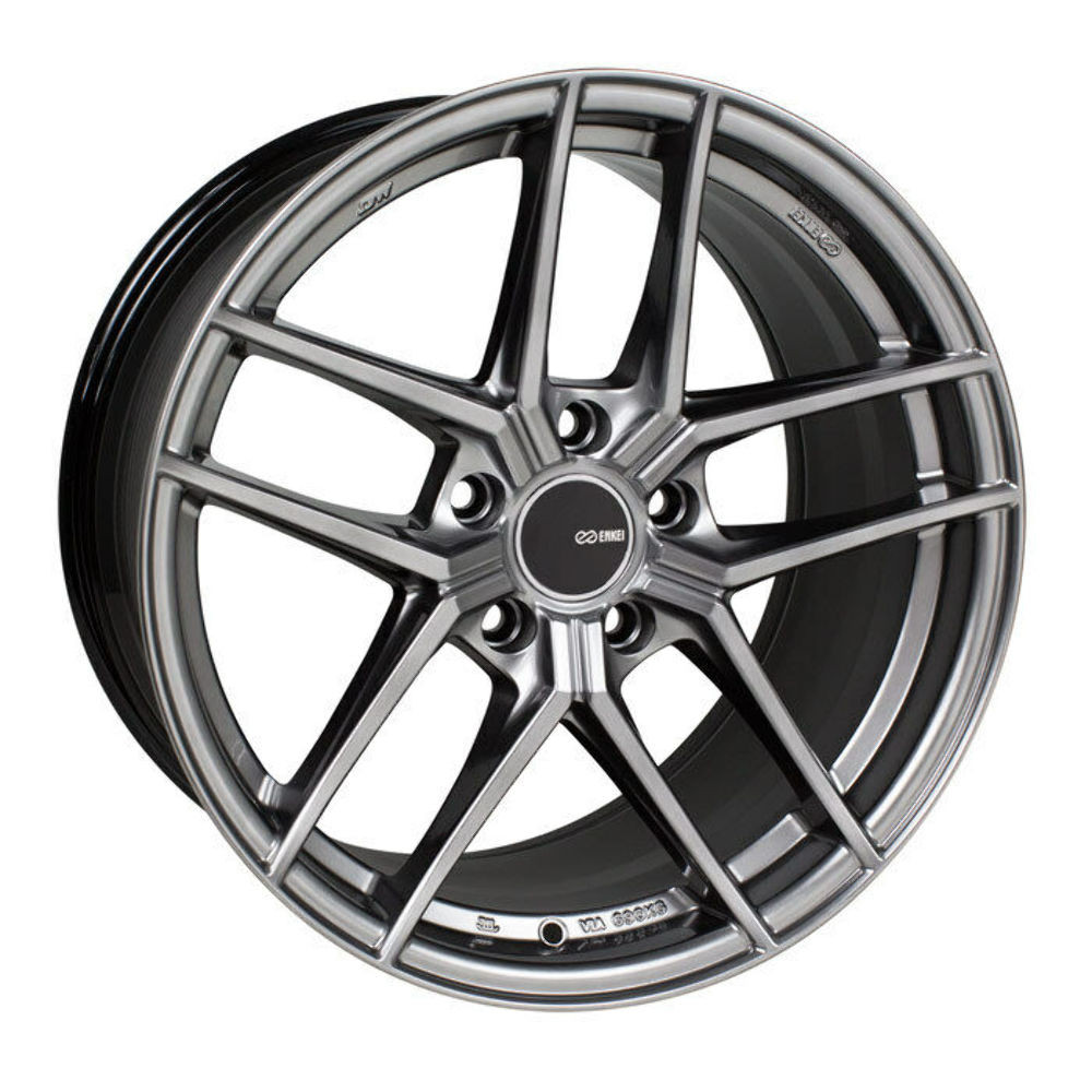 Enkei TY5 18x8.5 5x114.3 50mm Hyper Silver Wheel - 498-885-6550HS