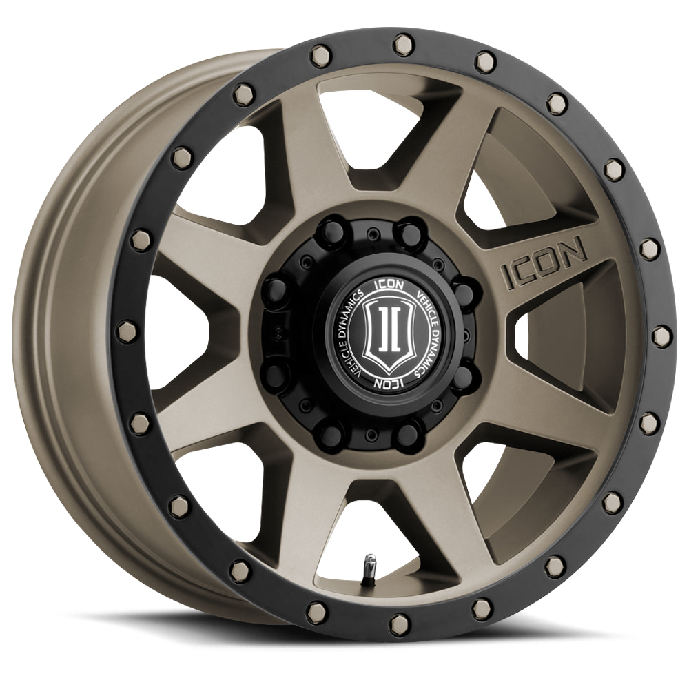 ICON Rebound HD 18x9 8x180 12mm Offset 5.5in BS 124.2mm Bore Bronze Wheel