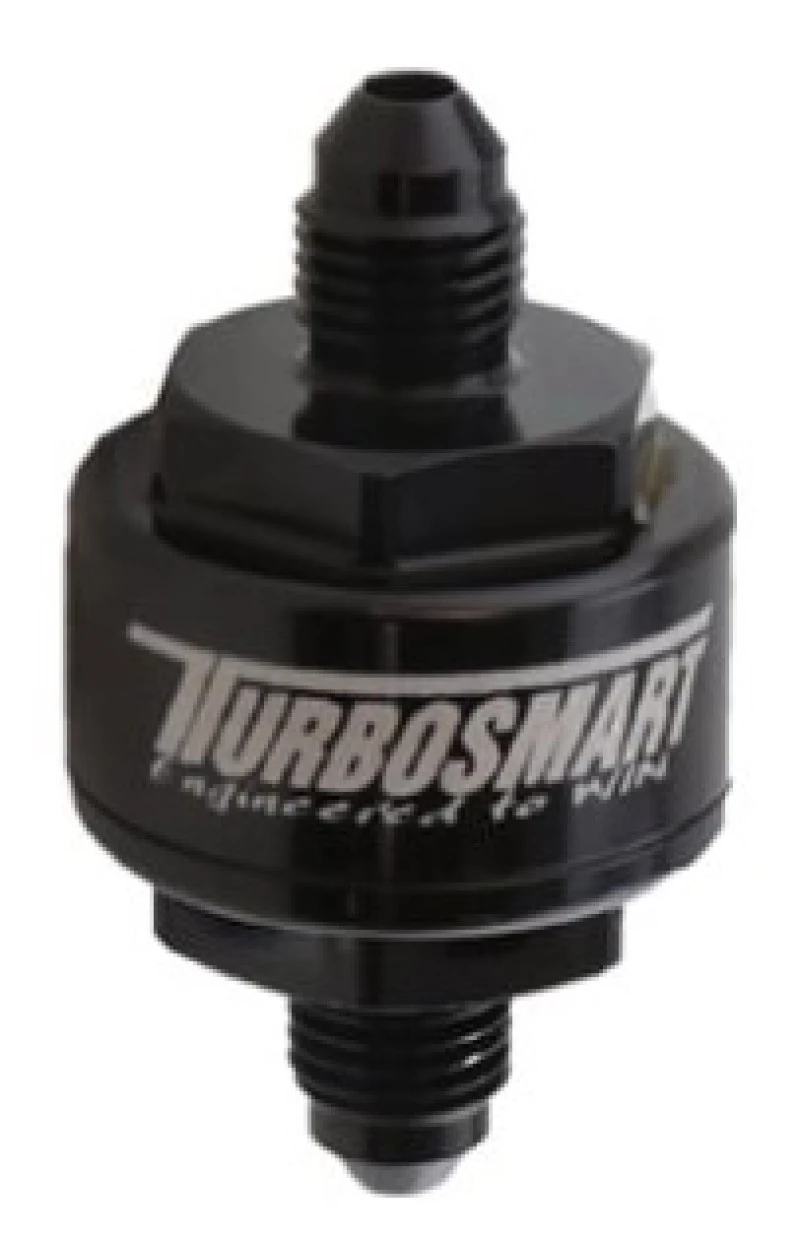 Turbosmart Billet Turbo Oil Feed Filter 44um -3AN – Black - TS-0804-1001