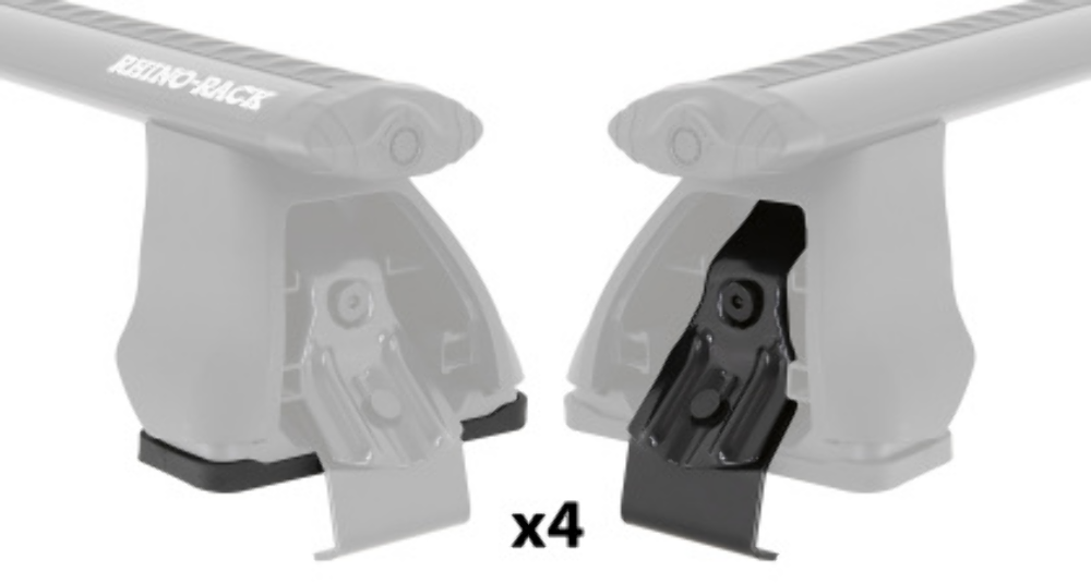 Rhino-Rack Heavy Duty 2500 2 Bar Roof Rack - Black for 08-12 Honda Accord Sedan