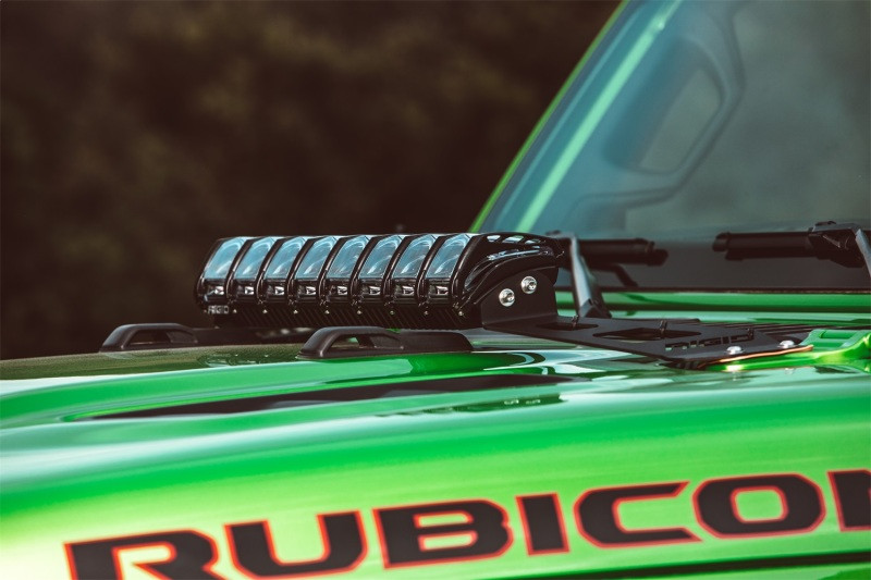 Rigid Industries Hood Mount Kit - Mounts 20" Adapt Series for 2018 Jeep JL