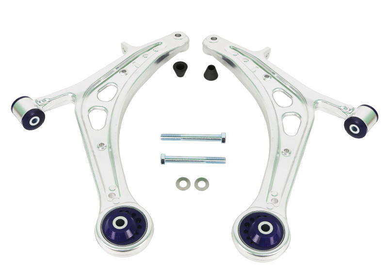 SuperPro Front Lower Alloy Control Arm Kit (+Caster) for 2008 WRX STI